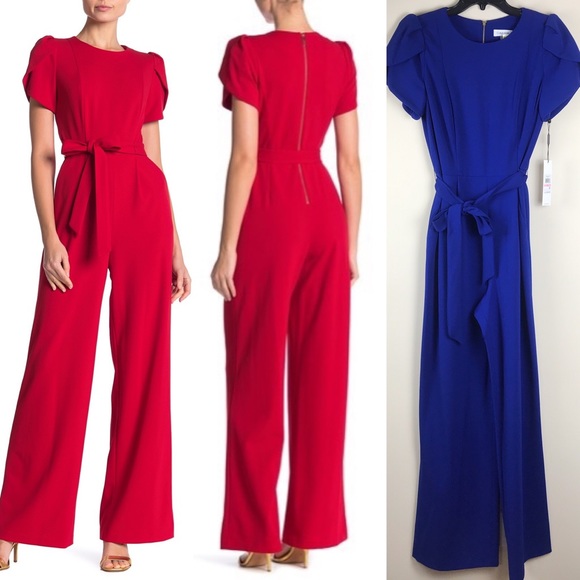 tulip sleeve jumpsuit